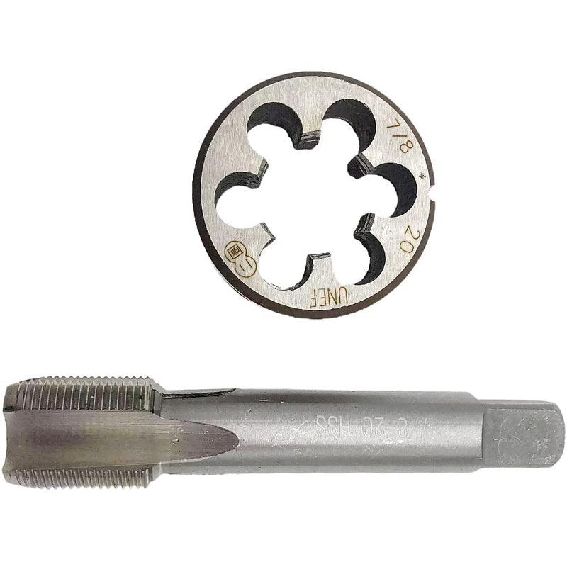 7/8X20 Tap Die Set RH Right Hand Tool 7/8-20 Metric 7/8 x 20 Round 7/8-20 | Straight Fluted Machine Threading