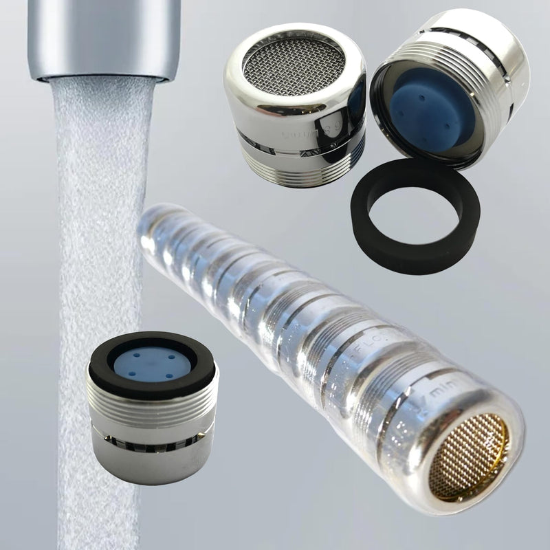 Spring 1.8 gpm Aerator Standard Flow Stream Faucet Regular Dual Threaded Slotted 3 Screens (10 Pack) 10 Pack