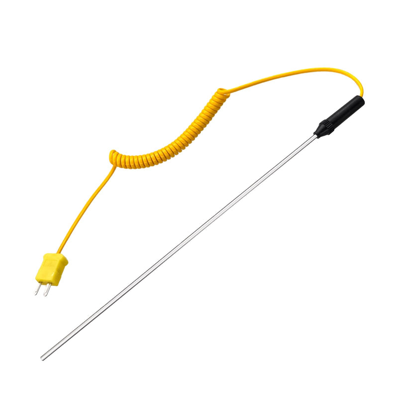 1 Pcs K Type Thermocouple Probe, Handheld Temperature Sensor Thermocouple Probe Stainless Steel Probe K Type Sensor High Temperature Thermocouple -50 to 400℃ (TP30) TP30