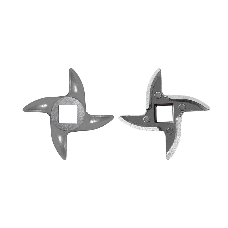 #8 Grinder Blade Stainless Steel Knife Cutter Replacement, Please check the size and shape(2 pc) #8 Blade