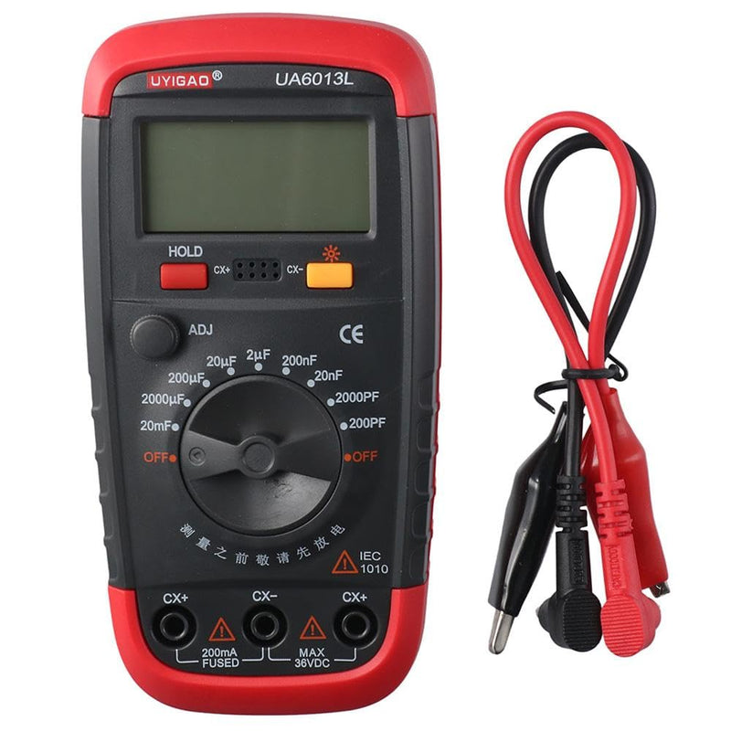 Capacitor Pro Tester 0.1pF - 20000uF Professional with LCD Backlight Professional Capacitor Tester Digital Capacitance Meter Matching Capacitors