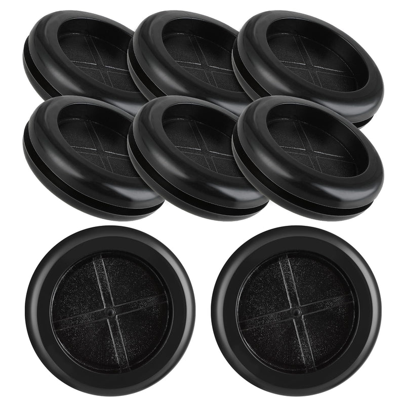 6 Pcs Rubber Grommets for Wiring, 1-1/2"Drill Hole, 1-3/16" ID, Rubber Cable Grommet Rubber Wire Grommets Protector Firewall Grommets Double-Sided Round Rubber Hole Plugs Grommets