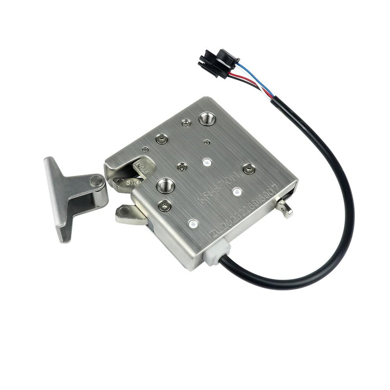 Electronic Rotary Push-to-Close Latch, Auto Relock, with Latch Status Microswitch, Non-Sealed Connector， Electric Lock for Cabinet Drawer Locker