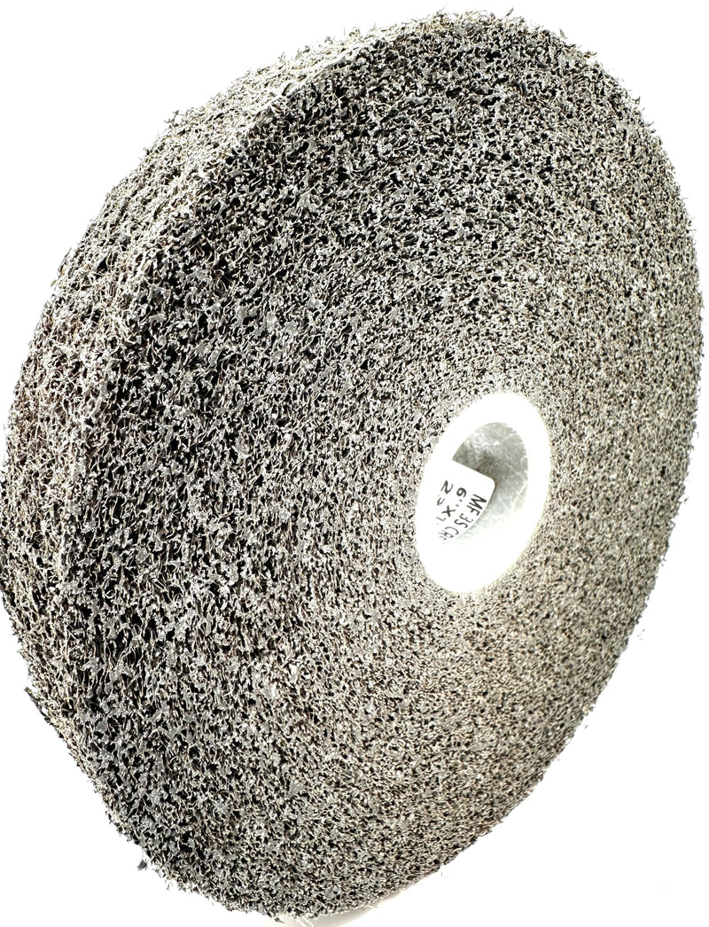 Multi-Finishing Wheel – 6” x 1” x 1” 3S Coarse Grit Silicon Carbide - Stainless Steel Finishing Convolute Wheel – for #3 Finish - 93021-1 Pack 6" x 1" x 1" 3S Coarse