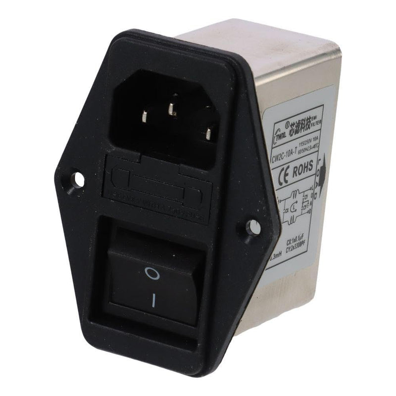 EMI Filter IEC 320 C14 Wide Application Solder Lug Terminals Easy to use EMI Filter