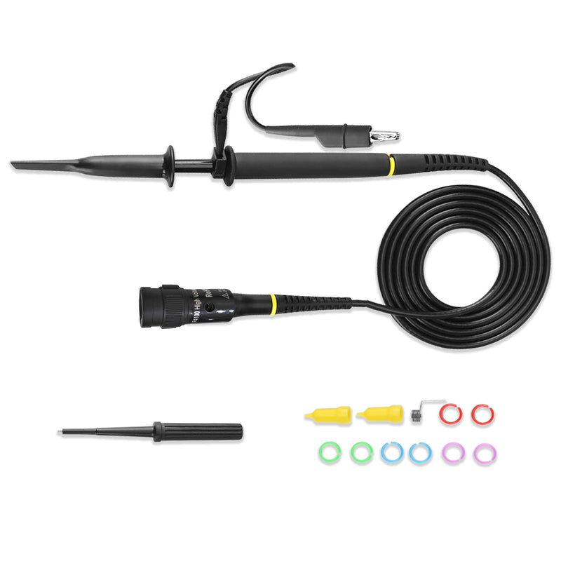 Generic P4100 High Voltage Probe 100MHz Bandwidth 100:1 Attenuation Ratio 2KV Working Voltage DC+ACpk