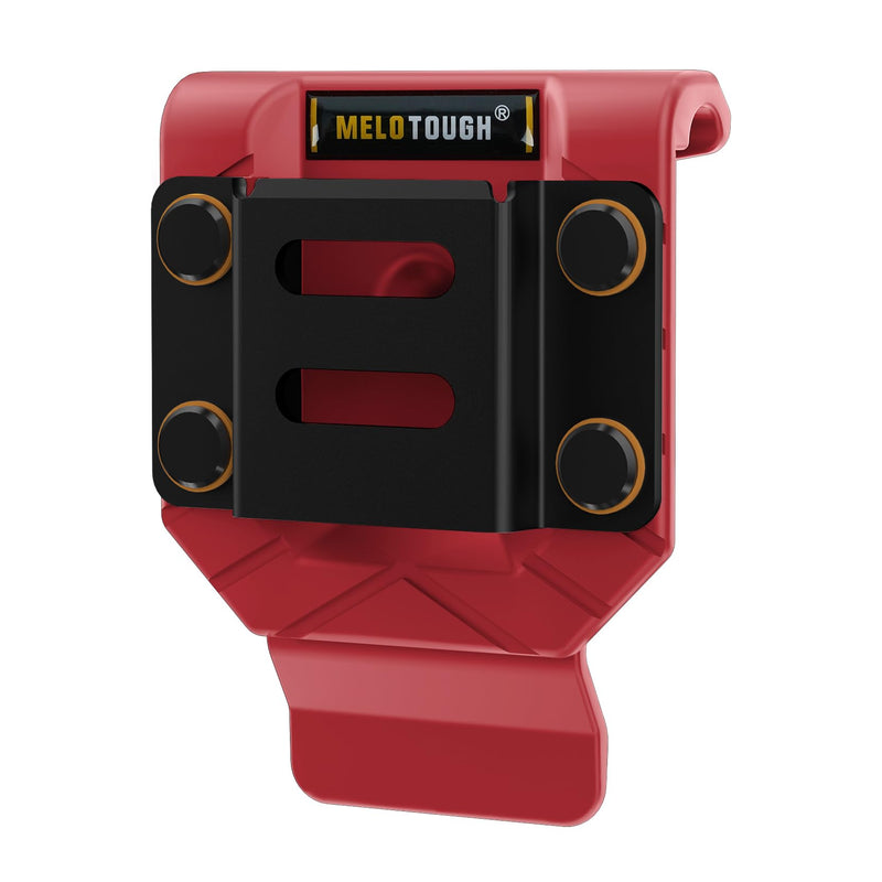 MELOTOUGH Drill Belt Clip,Drill Holder for Tool Belt,Drill Holster,Measuring Tape Holder,Drill Belt Holder for Cordless Drill,Impact Driver,Tape Measure Red
