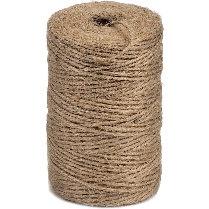 PerkHomy Garden Twine Strong Natural Jute 400 Feet Long Brown Twine for Gardening Tomato Climbing Plant Tie Floristry Crafts Gift Wrapping Packing Decor (Brown 2mm * 400feet) 2mm x 400ft