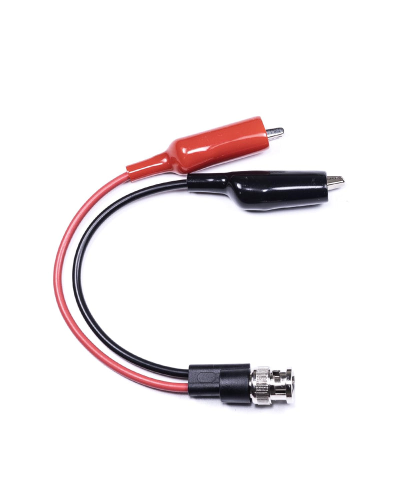 BNC Test Leads, BNC (Male) to Alligator Clip, Test Lead Breakout Cable for Multimeter, 5A Current Rating, 1 Pack Male Plug