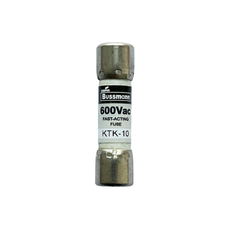 New OEM KTK-10 KTK-10A 600Vac Fast Acting Fuse, Pack of 10