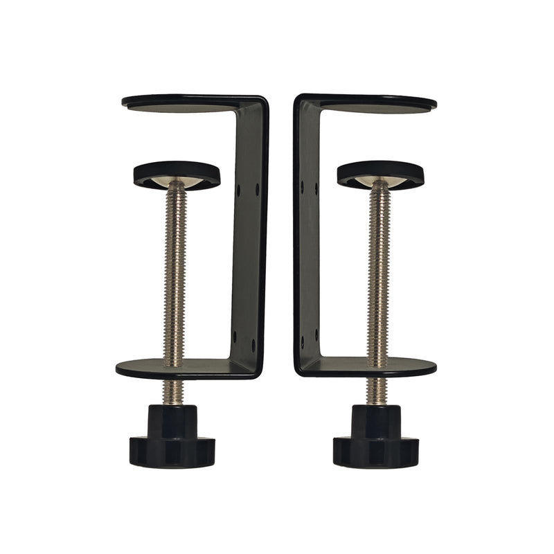 3 inch C-Clamp with Four Small Holes in the back, 2-Pack Adjustable Desk C Clamps for Range 0.39"~3.5", Versatile Clamp for Brake, Parts Assembly, Fastening, Welding, Woodwork, Metal Work 3 in