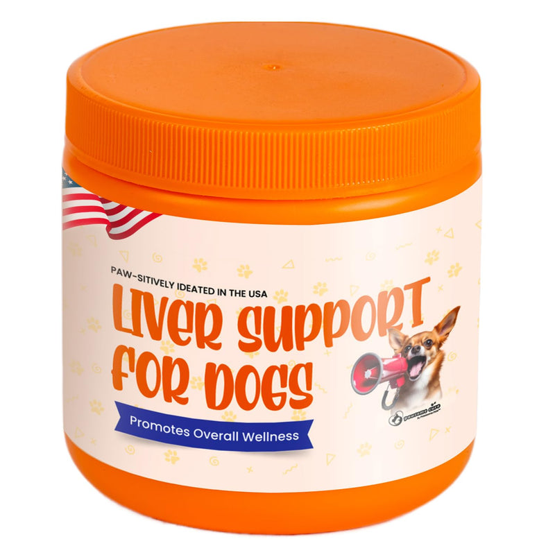 Dog Liver Support Chews, Detox Treats for Dogs, Hepatic Support Supplements with Silactive Milk Thistle, Liver Cleanser, Long Lasting Enzyme Support, Grain-Free Duck Flavor, 120 Soft Liver Treats