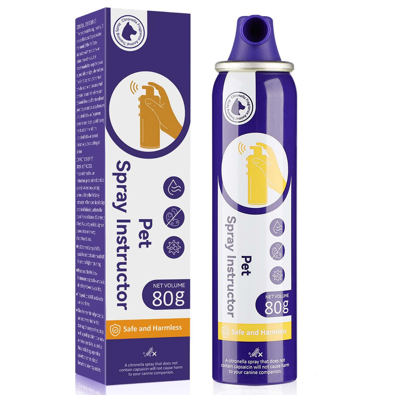 KDSZJDV Dog Corrector Spray, 80ml 1 Pack Dog Trainer Spray to Dogs from Stopping Unwanted Behaviors Pet Trainer Spray, Barking, Jumping, Stealing Food, Safe, Humane & Effective