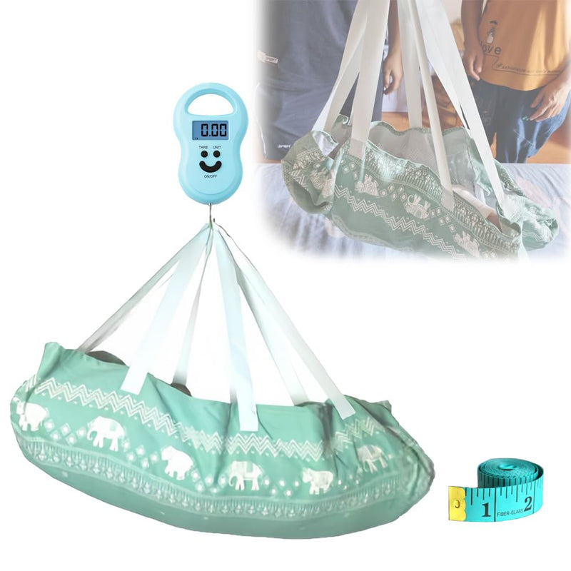 25kg Digital Hanging Scale with Weighing Sling, Portable Suspension Spring Scale Kit for Small Animals, Livestock, Packages, Farm & Industrial Weighing Tool