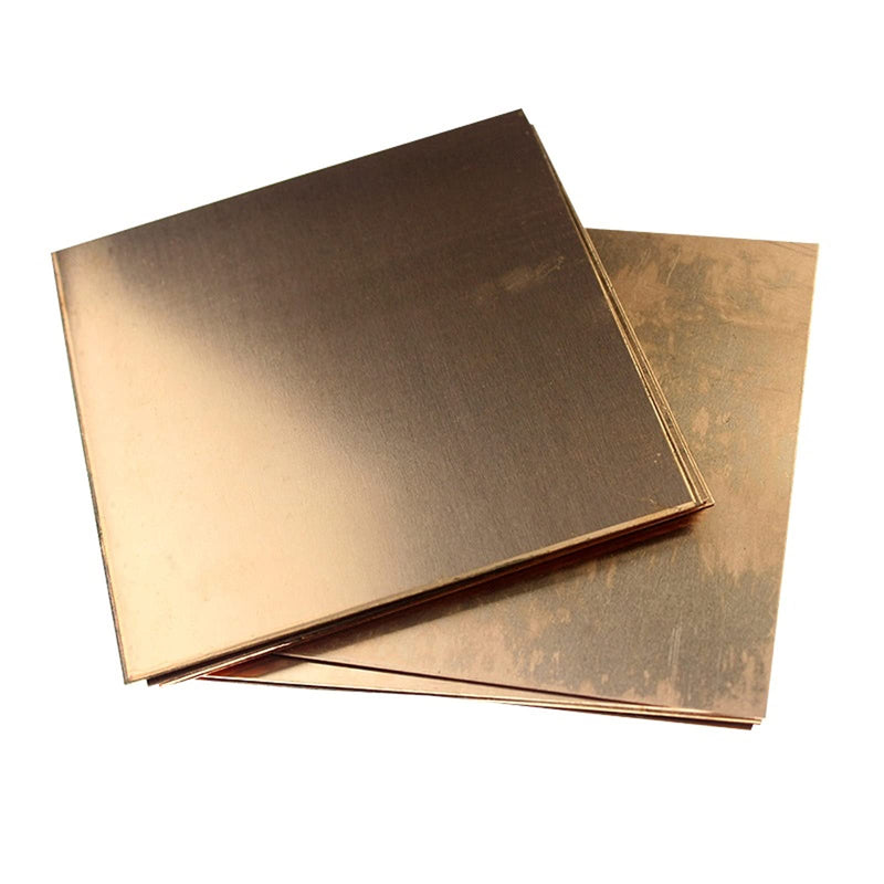 Copper Plate Sheet T 4mm x W 100mm x L 100mm, 2Pcs C110 99.9% T2 Pure Metal Copper Sheets Plates for Jewelry Crafts Repairs Electrical DIY 4 x 4 inch/ 100 x 100mm 0.16 Inches