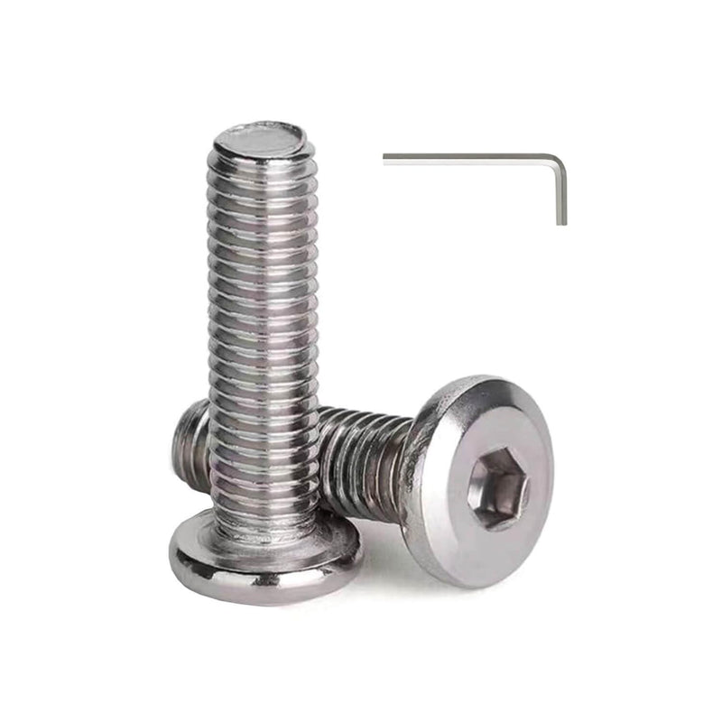 1/4-20 x 1-1/2" (20 Pack) Flat Head Hex Socket Cap Screws Bolts, 304 Stainless Steel 18-8, Hex Drive, Bright Finish, Fully Machine Thread 1/4-20 x 1-1/2"