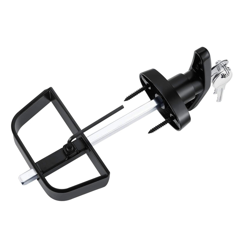 6½" Stem Shed Door Latch T-Handle Lock Kit with 4 Keys,Storage Barn Shed Door Hardware Lock Set