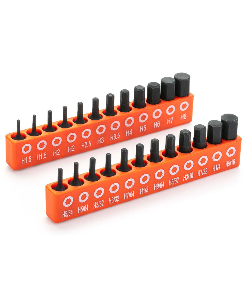 Bates- Hex Head Allen Wrench Drill Bit Set, 25 pcs, S2 Steel, Magnetic Drill Bit Set, Hex Bits, 1/4 Hex Bit Set, Hex Shank Drill Bit Set, Hex Drill Bit Set, Allen Key Drill Bit Set, Allen bit Set