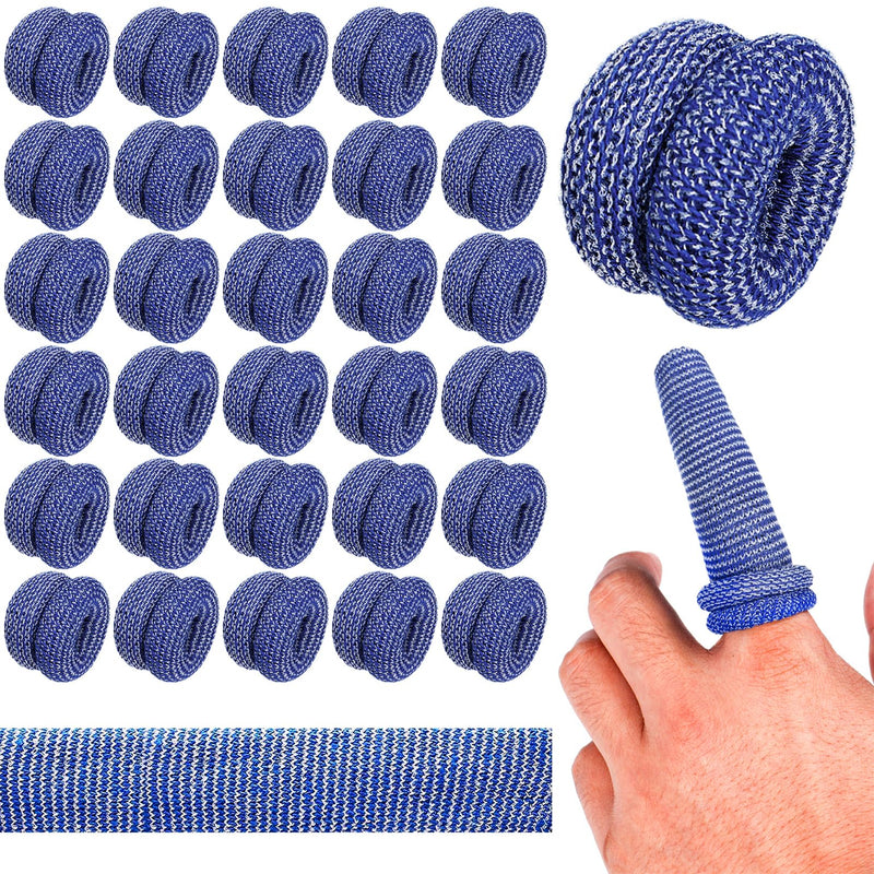 Finger Bandage Finger Roll Tubular Bandage 30 Pieces Breathable Finger Cots Wounds Care Dressings Elastic Thumb Bandages for Finger Sprains First Aid Scald Protection Gardening Work