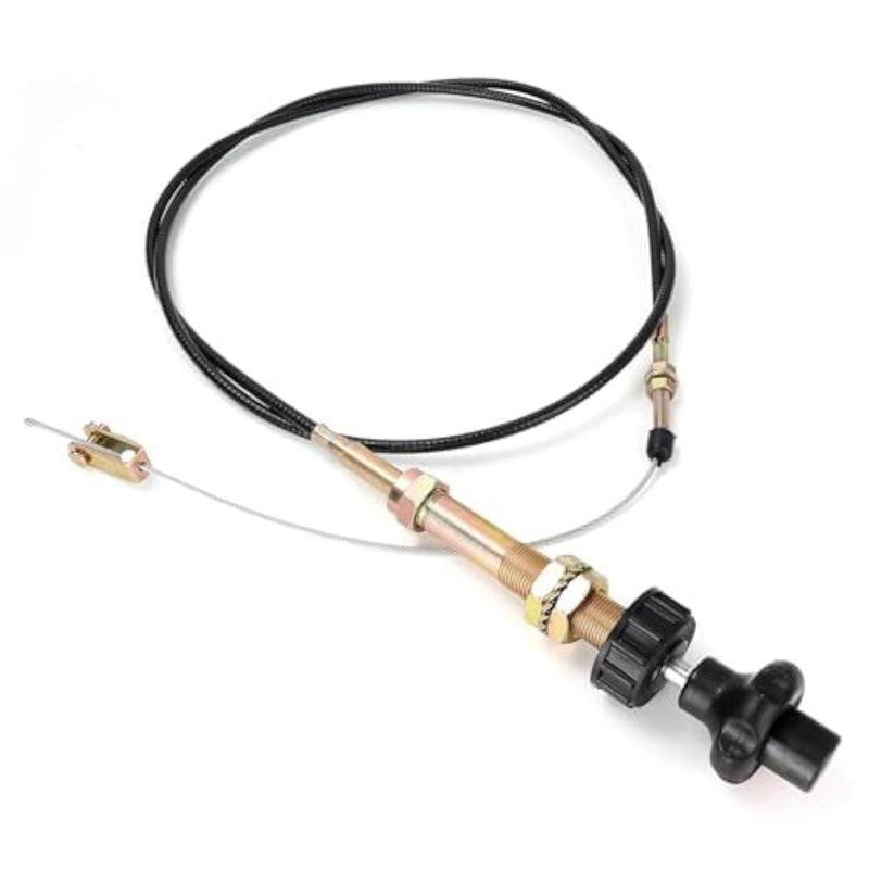 6FT Heavy Duty Vernier Adjustable Lock Cable, Part Number VCGTX06, Black Locking Adjustable Control Cable