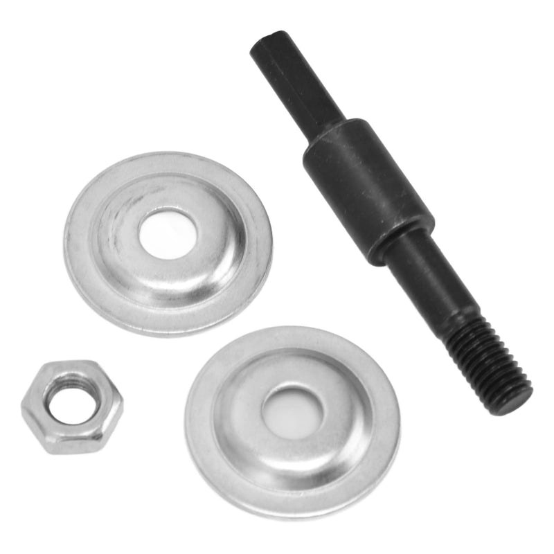 Garosa Drill Arbor Adapter Converts Drill to Grinder Firmly Fix Grinding Wheel Stainless Steel Carbon Steel Easy Installation Works with Various Sizes (8.3mm handle connecting rod) 8.3mm handle connecting rod