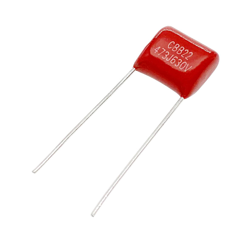 20pcs CBB22 630V 473J 0.047UF 47NF Metallized Polypropylene Film Capacitors Assortment Kit Pin Pitch 10 20