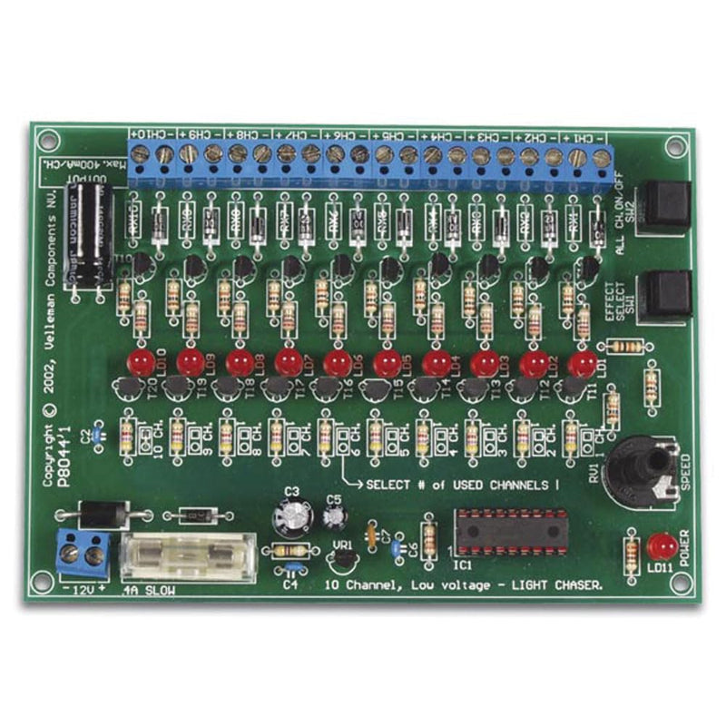 Velleman Light Chaser Low Volt 10 Channel 12V/400Ma
