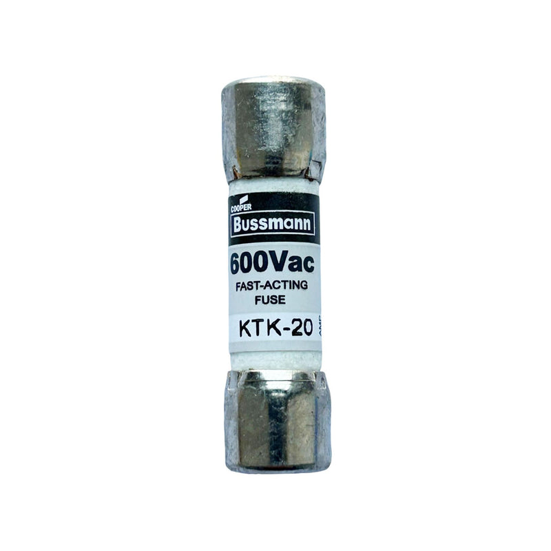 New OEM KTK-20 KTK-20A 600Vac Fast Acting Fuse, Pack of 10