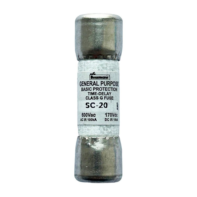 New OEM SC-20 SC-20A 600Vac Time Delay Fuse, Pack of 10