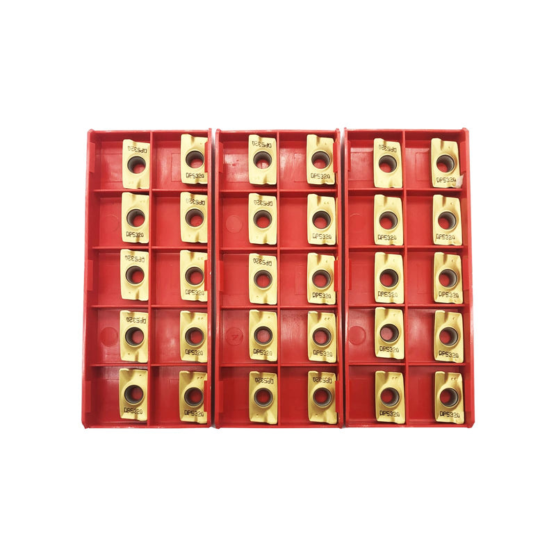 30pcs APMT1604PDER -DP Face Milling Inserts Turning Inserts for End Mill Tool Holders Boring Bar Steel Cutting Replacement Inserts 30pcs APMT1604 PDER