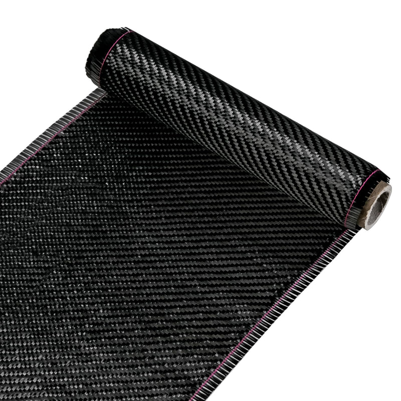 4.9ft x 7.9" Twill Carbon Fiber Fabric Carbon Fiber Cloth Roll, for Automotive Concrete Wall Structural Reinforcement Basement Boat Repair (1 roll) 7.9 in x 4.9 ft Twill Weave Matte Finish