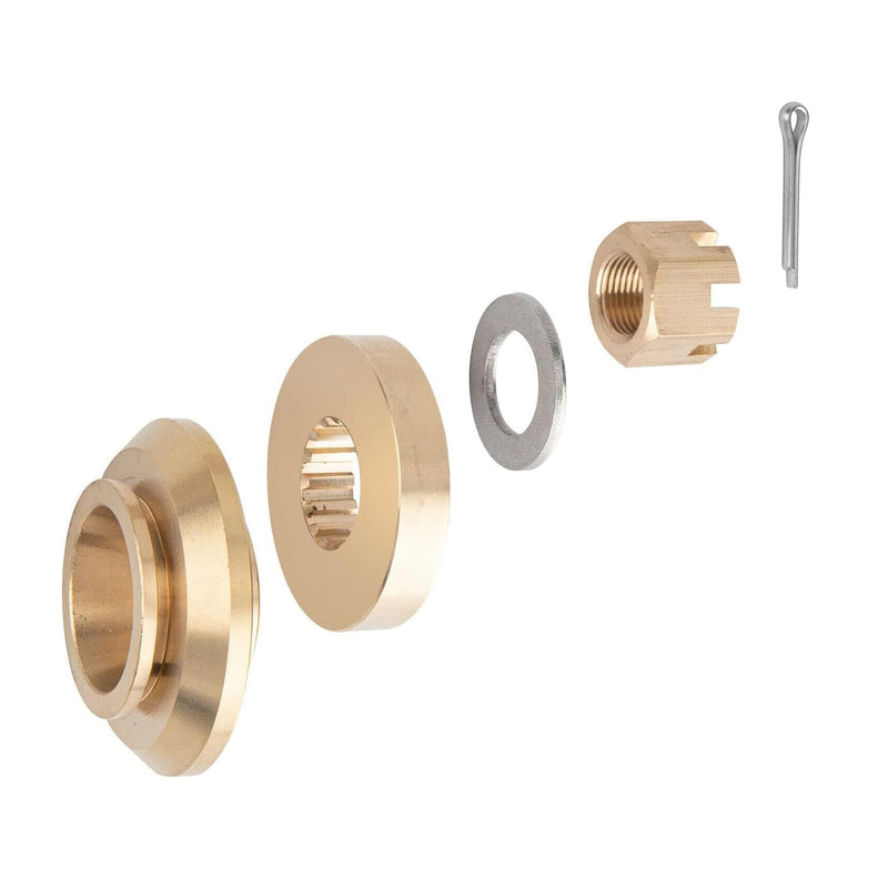 Propeller Hardware Install Kit fit Yamaha Outboard 150hp,175hp,200hp,220hp,225hp,250hp,300hp Thrust Washer/Spacer/Washer/Nut/Cotter Pin 6E5-45987-01