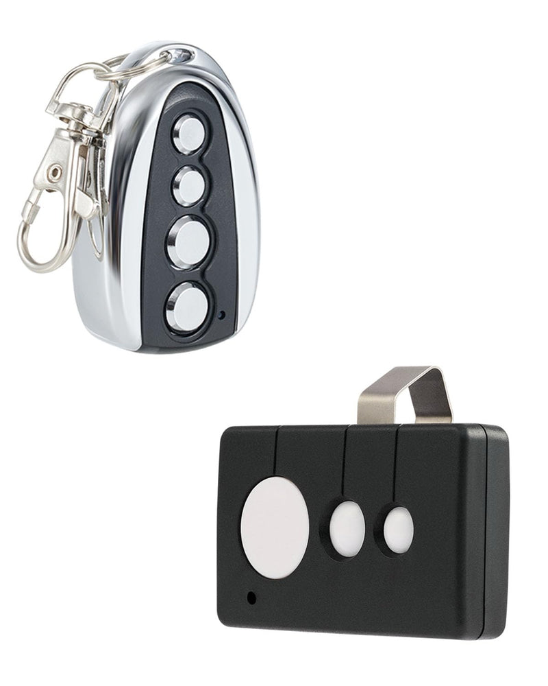 CO-Z 1 Backup Remote Control & 1 Wireless Clip-on Remote for Automatic Sliding Gate Opener Hardware,