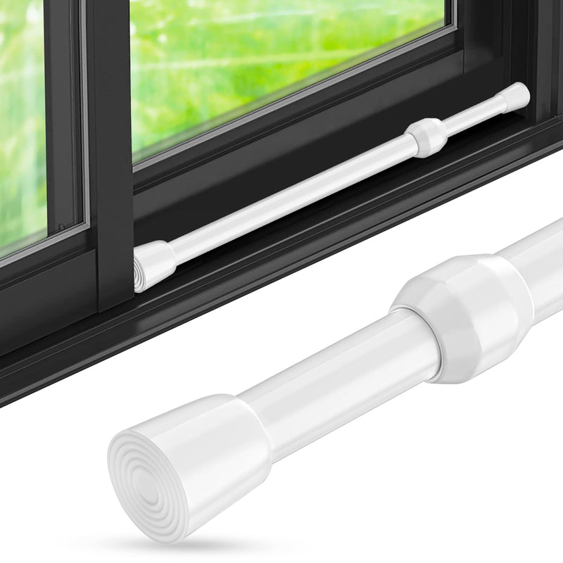 Artoshin 1 Pack Window Security Bar Adjustable Sliding Lock Security Stick for Rubber Tips, Adjustable Sliding Glass Door Lock Bars 15.7''-27.5'' Tension Rods 1.2'' Diameter Window Safety Lock Bar 16" to 28"-1Pcs