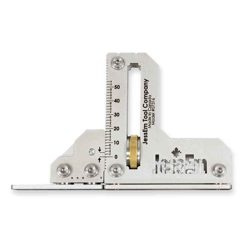 JessEm 07316 14 Gauge Stainless Steel Tool Setting Gauge - Metric - Small Small - Metric