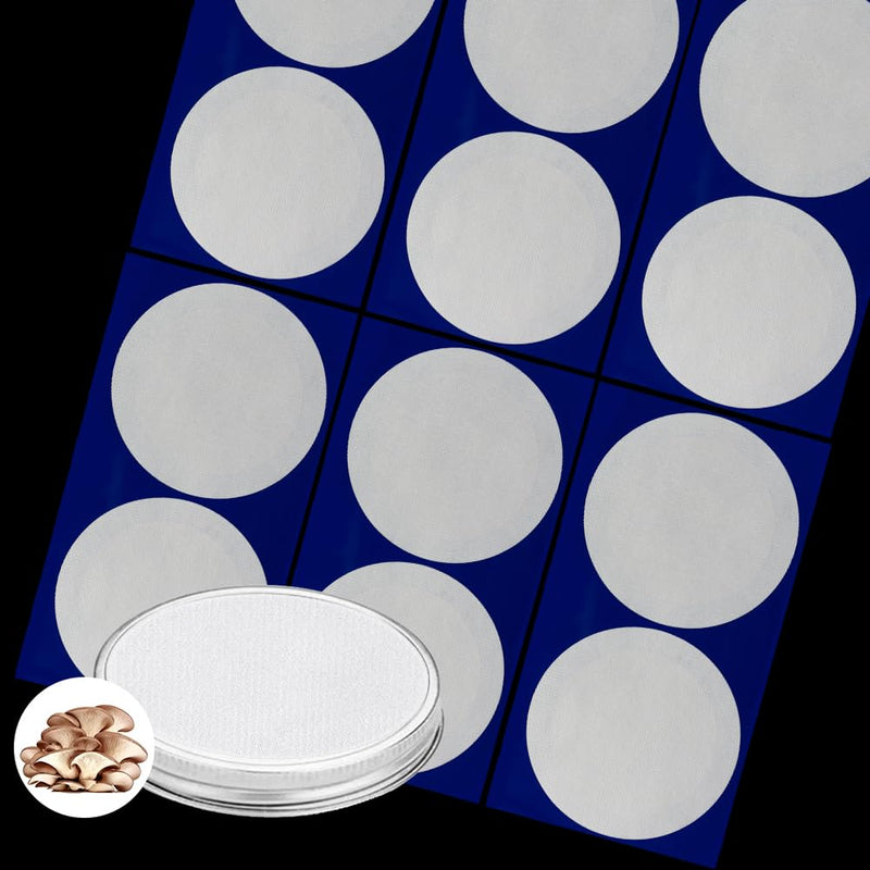 Synthetic Filter Paper Stickers 90 mm PTFE Filter Disc 0.3 μm Filter Paper for Mushroom Cultivation Wide Mouth Jar Lids 90mm