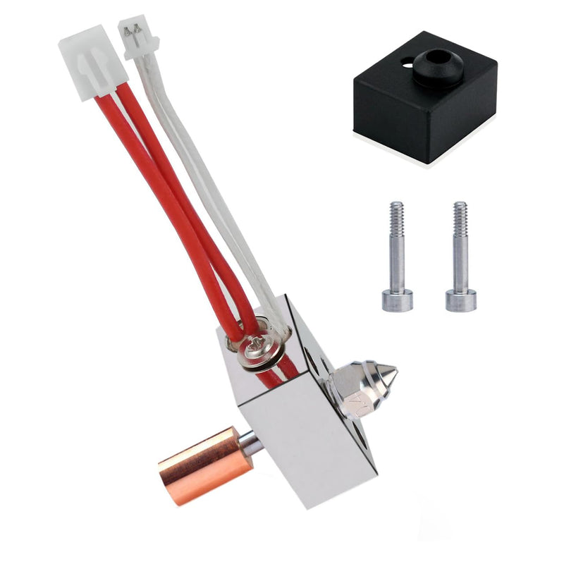 Sprite Extruder Pro Ender 3 S1 Hotend Upgrade Kit,Plated Copper Heater Block,Nozzle 0.4mm,Bi-Metal Heatbreak for Ender 3 S1,Ender 3 S1 Pro,Ender 3 S1 Plus,CR-10 Smart Pro Hotend,300℃ Plated Copper Kit
