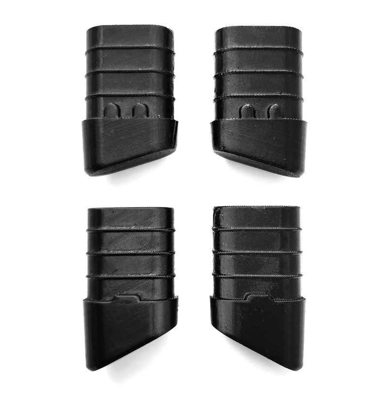 Lifetime Folding Chair Replacement Foot Caps (Set of 4), Black
