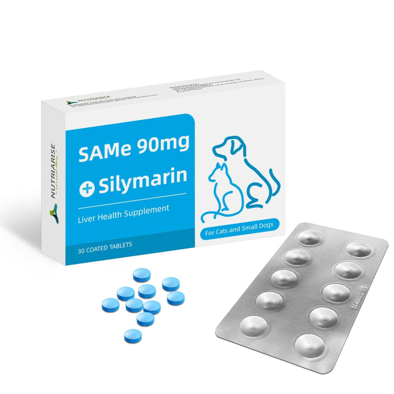 Same for Dogs and Cats - S-Adenosyl-L-Methionine, Liver Supplements for Dogs and Cats - Brain Supplement for Dogs and Cats, Promotes Cognitive Support, Liver Support Supplement Small Dogs & Cats - PawsPlanet Australia