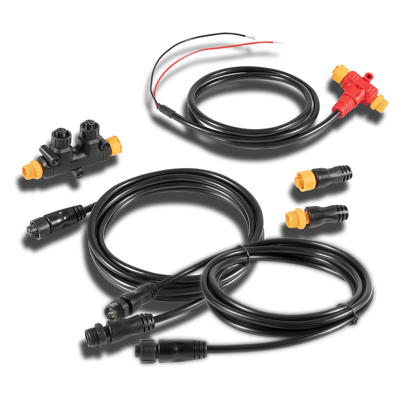 NMEA 2000 Network Starter Kit for Lowrance Simrad B&G Navico Garmin Networks/Fishfinder/Chartplotter, Includes Backbone Cables丨Drop Cables丨 Tees丨 Terminators Kits, IP67 Waterproof