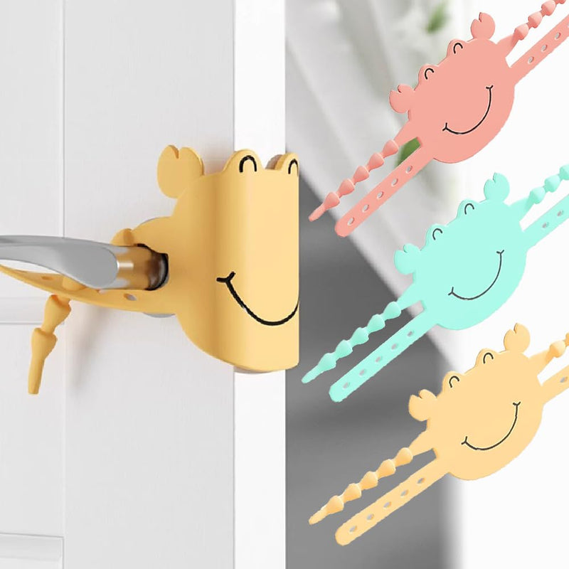Door Silencers for Slamming - Door Latch Cover,3pcs Silicone Latch Covers Door Slam Stopper