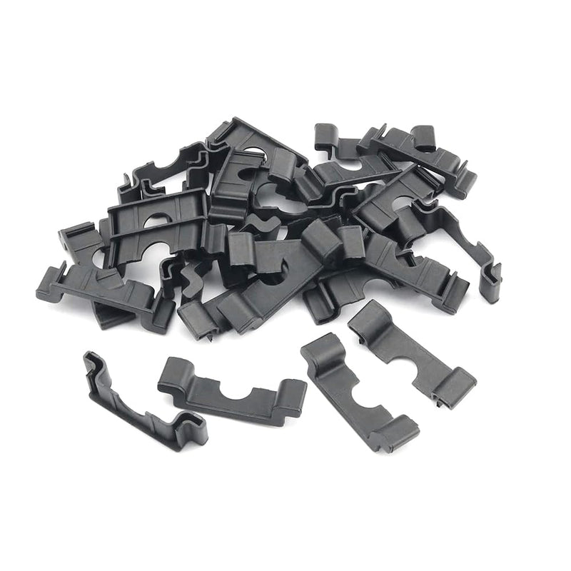 ZYAMY 30PCS DIN Rail End Cover Protectors 7.5mm Thickness 35mm Width Terminal Board for Industrial Electronic Equipment C45 Cut Resistant Protectors Protective Sleeves for Miniature Circuit Breakers