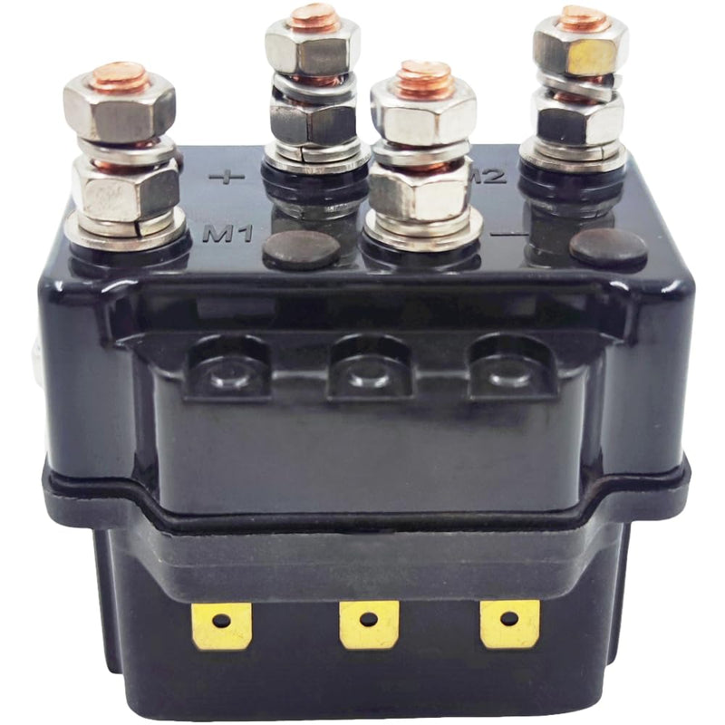 Winch Solenoid Relay 12V 500A Heavy Duty Controller Reversing Contactor 8000-12000LB for ATV SUV 4WD SUV Truck Winches Spreader Motors Compatible with Wireless Remote System
