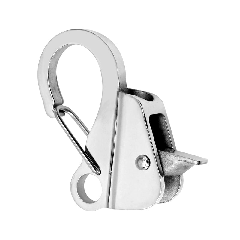 Boat Anchor Hook Sliding Hook Stainless Steel Boat Anchor Hook System Fits 3/8"-5/8" Dock Rope Holds 8500 lbs Adjustable Anchor Clip (1PCS)