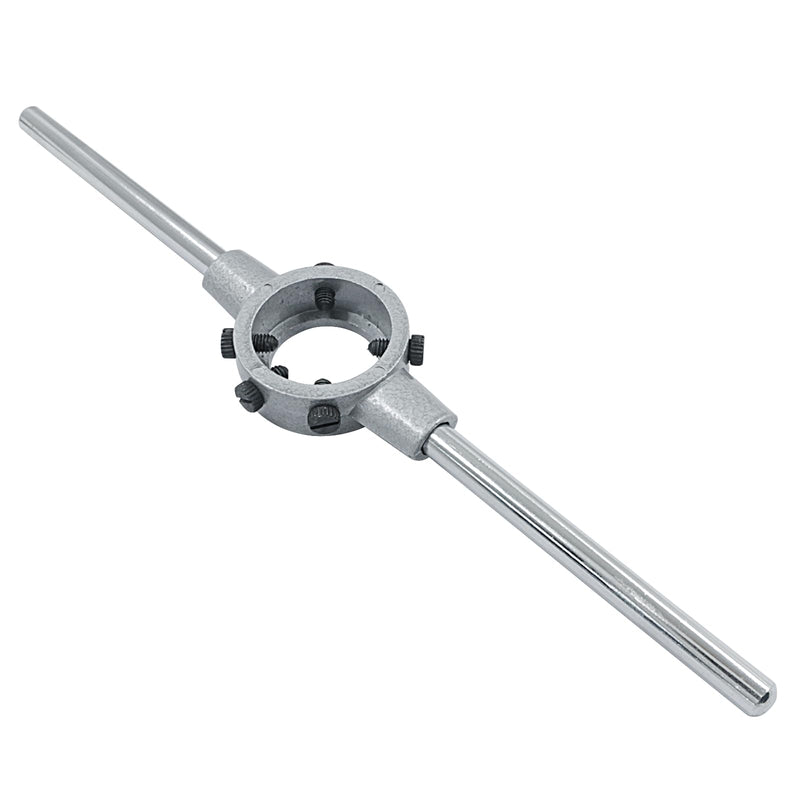 1-1/2 Inch (38mm) Die Stock Handle Wrench, M12-M14 Adjustable Die Wrench Handle Holder, Heavy Duty Round Die Holder M12-M14 / 14mm-38mm