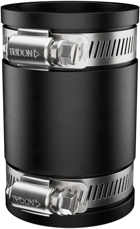 Fernco P1056-125 Flexible PVC Coupling Cast Iron, Plastic or Steel Plumbing Connections, 1-1/4" Pipe Size (Pack of 5) 1.25" X 1.25" (Pack of 5)