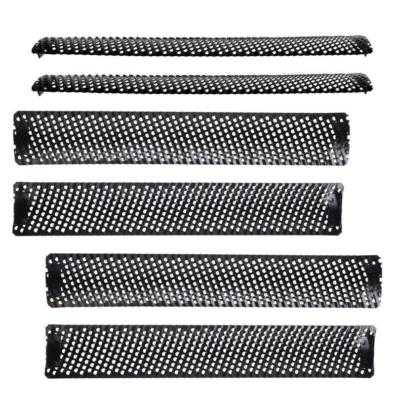 Dura-Gold 10-Inch Half Round Standard Cut Replacement Blade, Pack of 6 - Steel Shaver Cheesegrater Rasp for Auto Body Filler, Dent Repairs, Wood Fiberglass - Shaping Curved Surfaces Hand Plane Scraper Half Round Blade