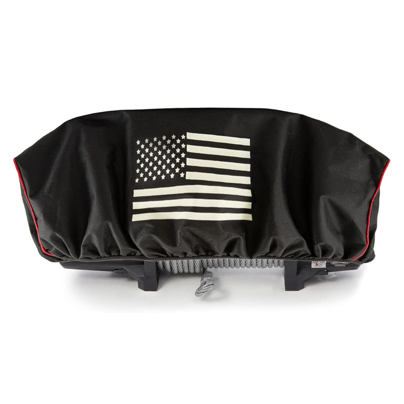 Winch Cover,Heavy Duty Waterproof Winch Cover with Elastic,Indoor/Outdoor Winch Accessories,Weather Resistant Cover for Electric Winches 8,500 lb-175,00 lb for Your Jeep,ATV,Boat,Trailer,Sailboat Blackx1