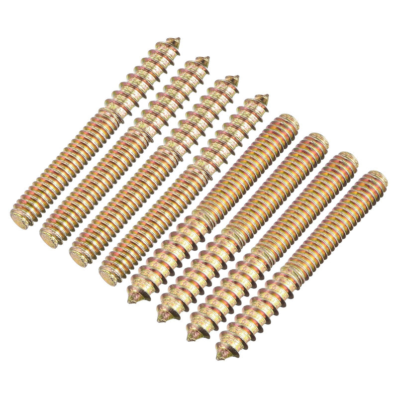 uxcell 1/4-20x2-1/4 Hanger Bolts, 12pcs Double Ended Screws Wood Dowel Screws for Furniture 1/4-20x2-1/4" 12