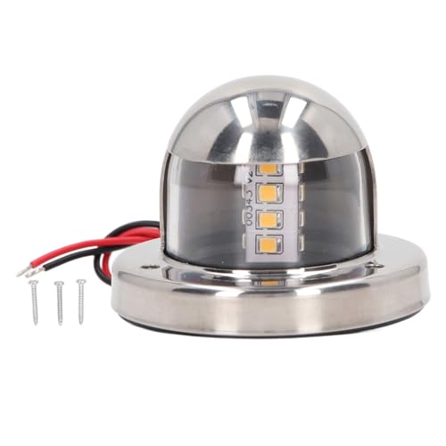 Eujgoov Marine Navigation Lights - Yacht Stern Anchor Light with IP66 Rating, 135掳 Wide Angle, 12V DC Power